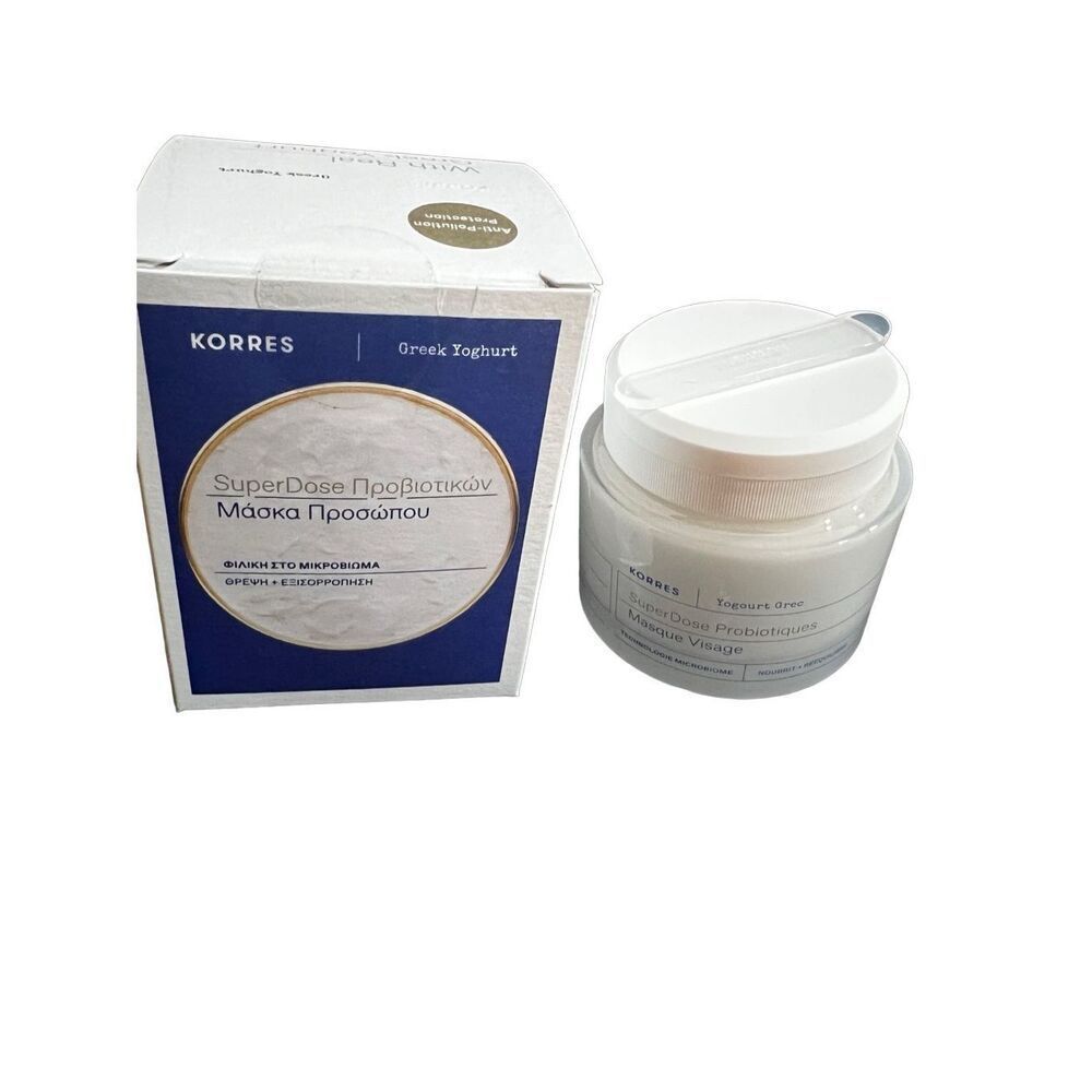 Korres Womens/Unisex Greek Yoghurt Probiotic Superdose‎ Face Cream Mask 100 mL